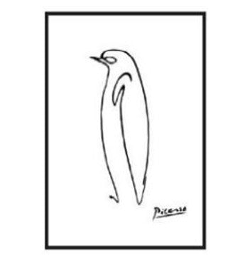 Box Frame Canvas Print - Penguin