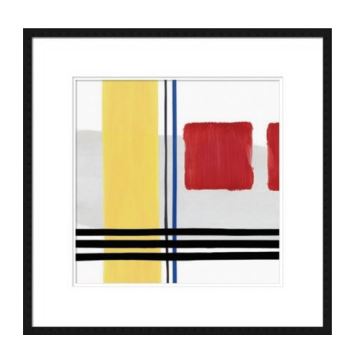 Framed Print - Multi Stripe A